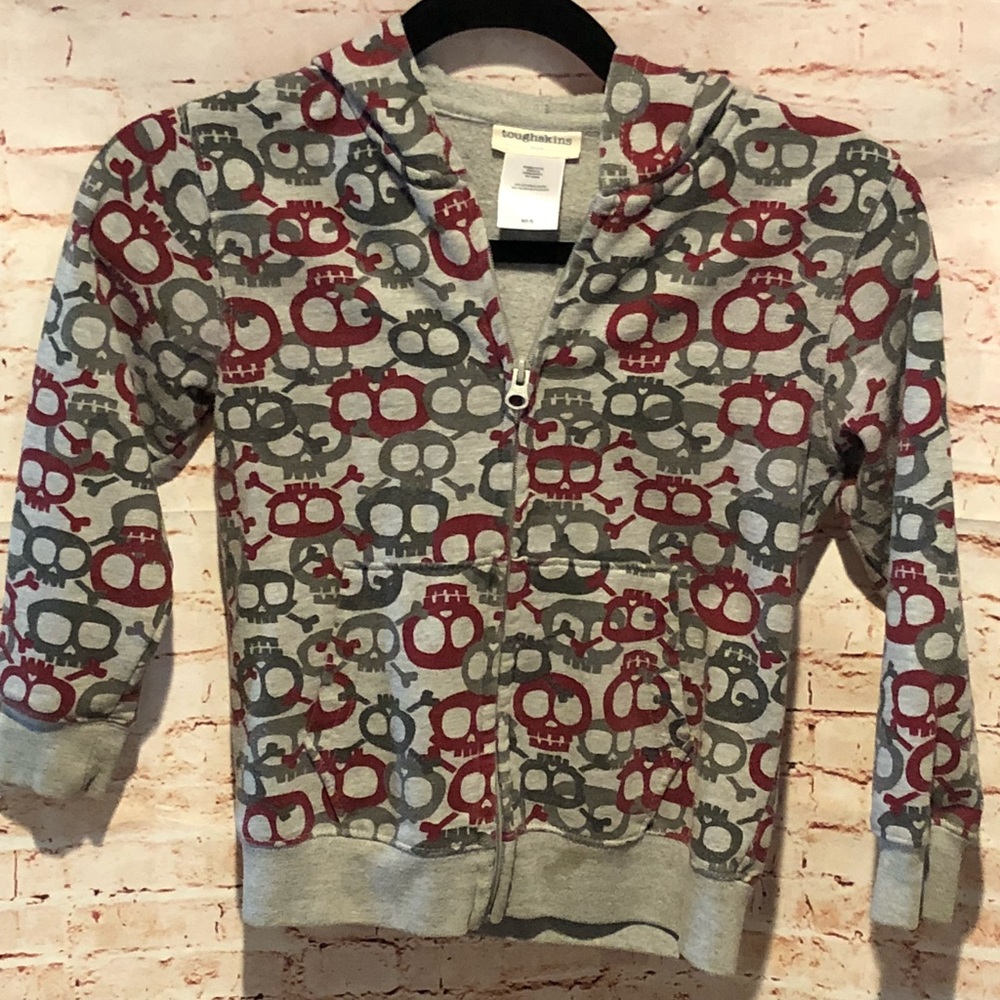 Boys zip hooded sweatshirt